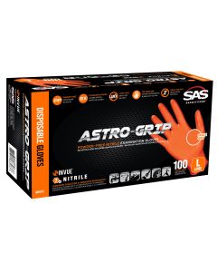 SAS ASTRO-GRIP Powder-Free Nitrile Disposable Gloves CASE (10 BOXES)