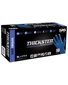SAS THICKSTER PF Latex Exam Grade Glove Powder-Free (Case of 10 boxes)