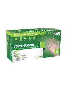 SAS VINYL-GUARD Powder-Free Vinyl Disposable Gloves